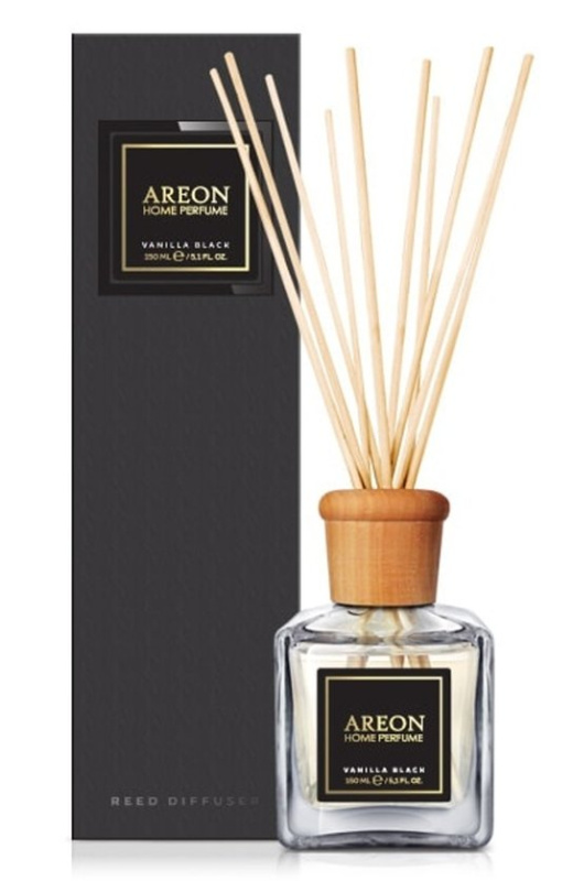 Areon Home Black Vanilla Black aroma difuzér s náplní 150 ml