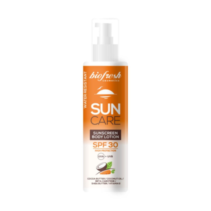 Biofresh Ltd. Opalovací tělové mléko SPF 30 s pumpičkou Biofresh Sun Care 200ml