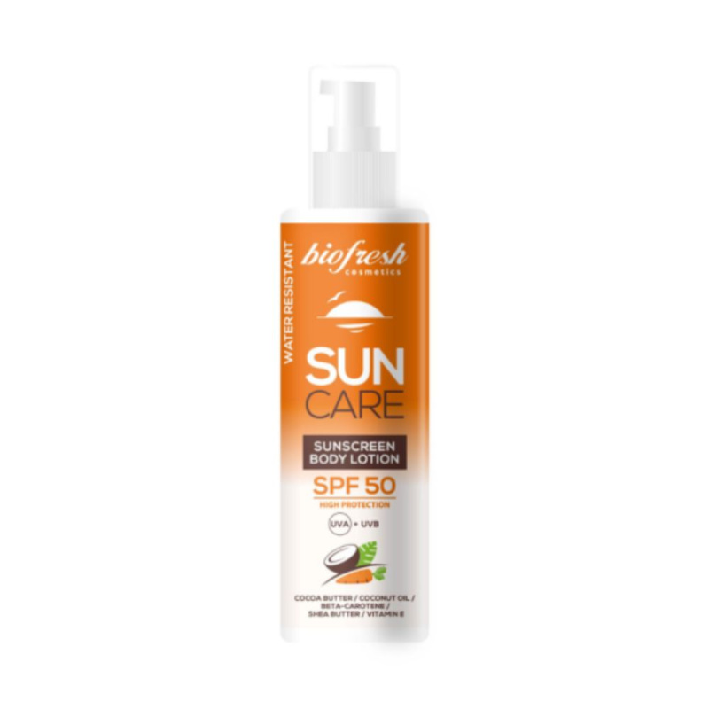 Biofresh Ltd. Opalovací tělové mléko SPF 50 s pumpičkou Biofresh Sun Care 200 ml
