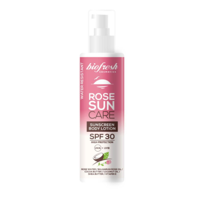 Biofresh Ltd. Opalovací tělové mléko s pumpičkou SPF 30 Biofresh Sun Care 200 ml
