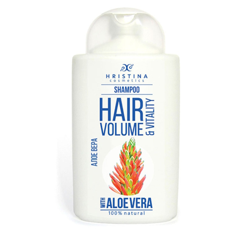 HRISTINA Přírodní šampon Aloe Vera pro bohaté a zdravé vlasy 200 ml