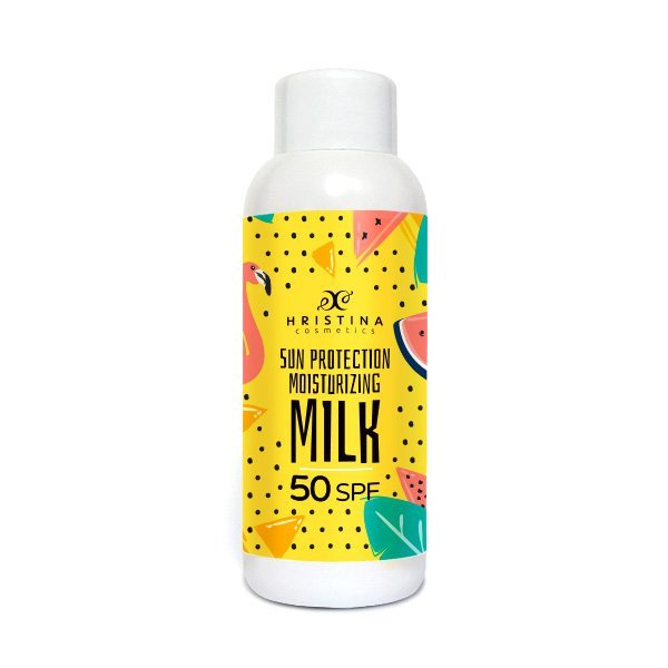 Hristina 50 SPF Přírodní hydratační mléko na opalování 150 ml