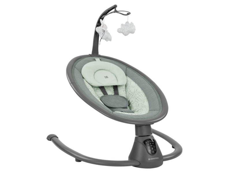 KikkaBoo Houpací lehátko elektrické Twiddle Mint