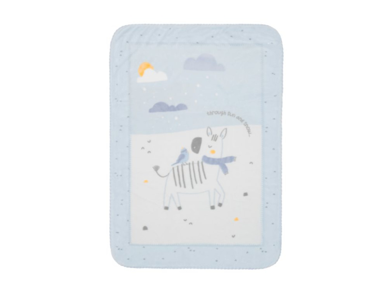 KikkaBoo Dětská deka Super Soft 140x110 cm Stripy Friends