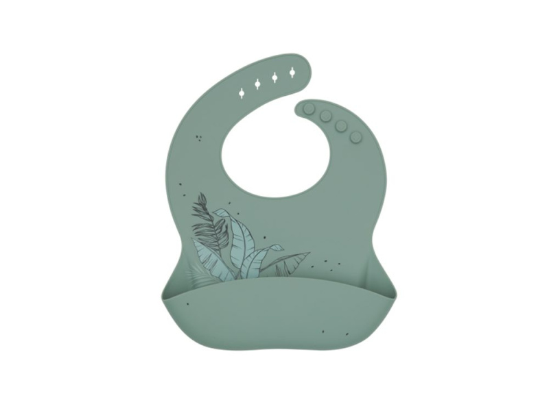 KikkaBoo Bryndák s kapsou Platinum Silicone Flora Sage