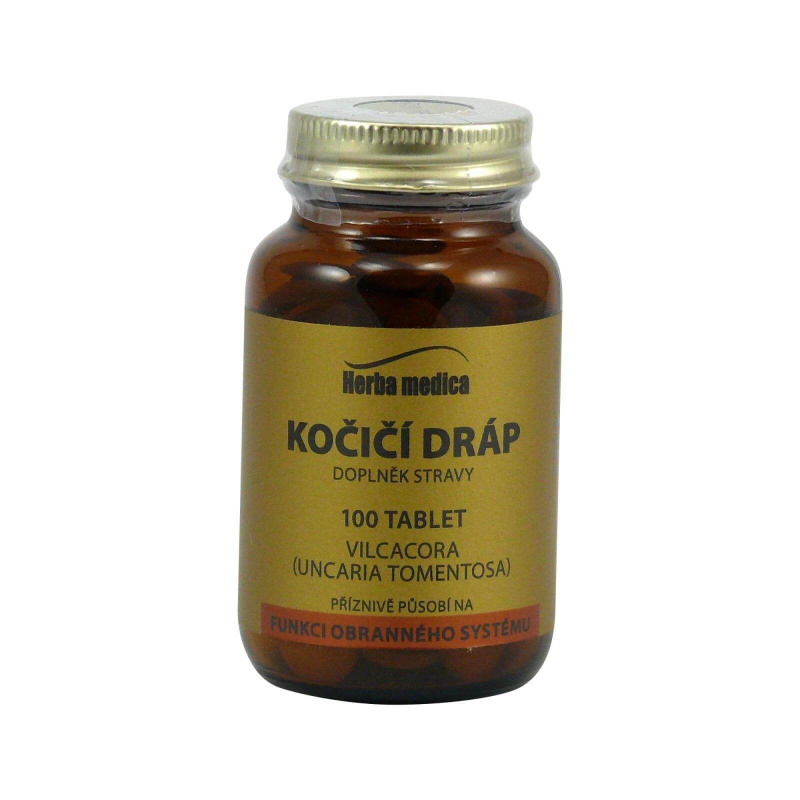 Herbamedica Kočičí dráp Vilcacora 330 mg 100 tablet