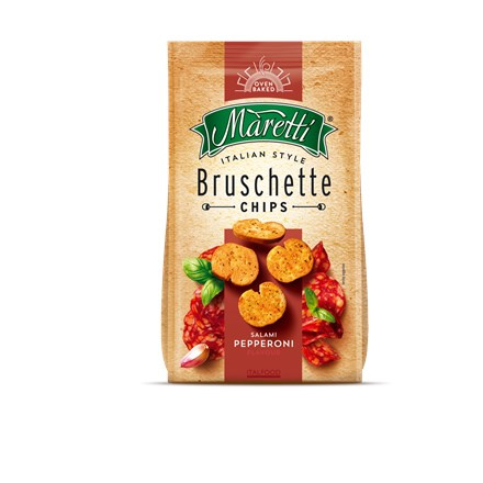 Maretti Bruschette s příchutí salám pepperoni