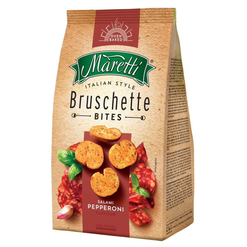 Maretti Bruschette s příchutí salám pepperoni