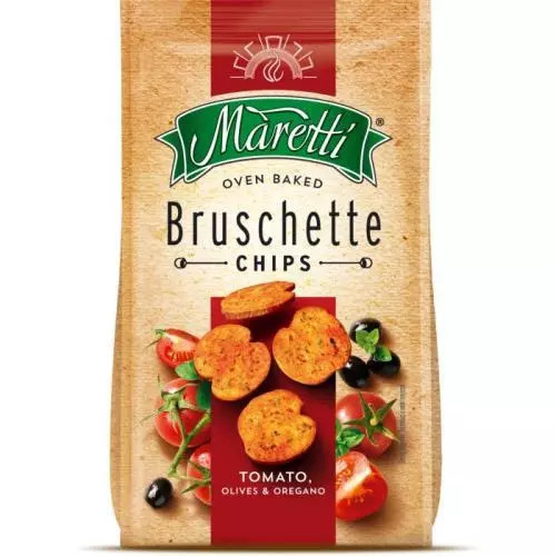 Bruschette Maretti rajčata, olivy a oregano 70g