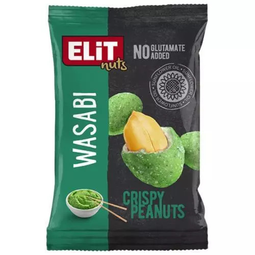 Elit crispy peanuts wasabi 70g