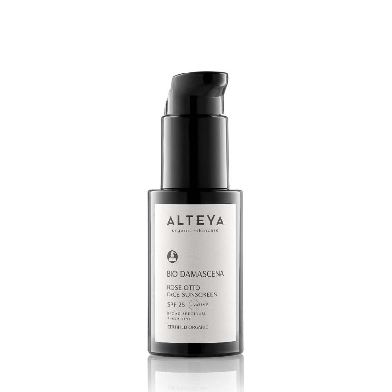 Alteya Organics Alteya pleťové sérum proti slunci SPF25 Bio Damascena, 50 ml