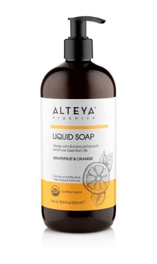 Alteya Organics BIO Tekuté mýdlo Grapefruit & Pomeranč 500 ml