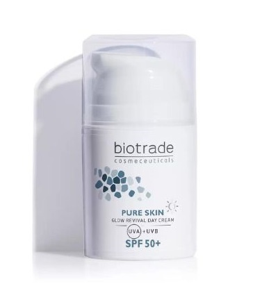 Denní rozjasňující krém s SPF 50+ Pure skin Biotrade 50 ml