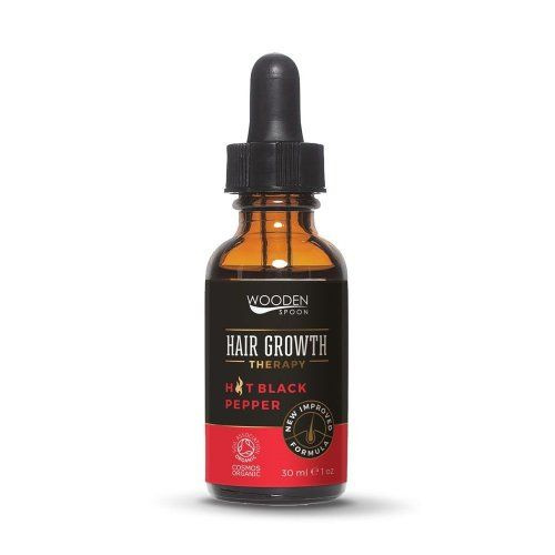 Wooden Spoon Sérum na růst vlasů s černým kořením, 30 ml