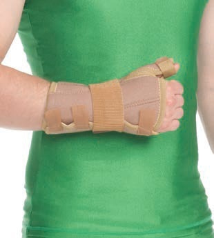 Medtextile Ortéza na palec ruky 8555 béžová S/M Varianta: béžová, S/M