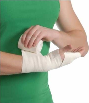 Medtextile ZDRAVOTNICKÁ ELASTICKÁ OBINADLA šířka 80 mm, délka 2 m