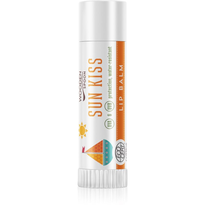 WoodenSpoon Opalovací balzám na rty SUN KISS, 4,3 ml