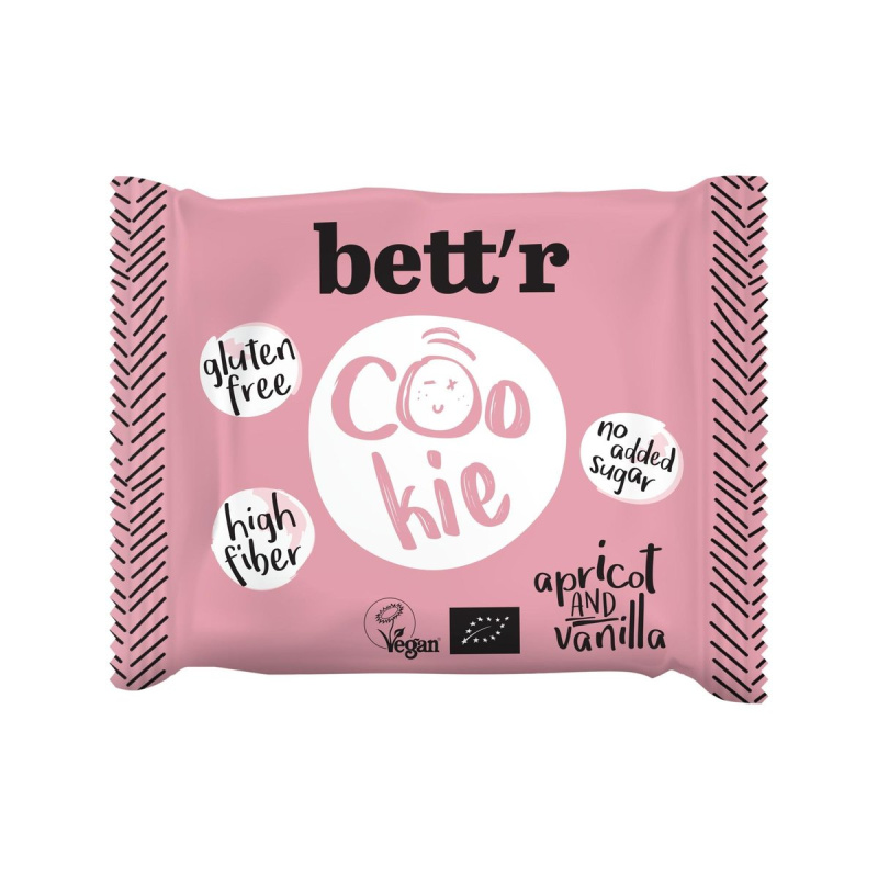 Bett'r BIO Ovocná meruňkovo-vanilková sušenka
