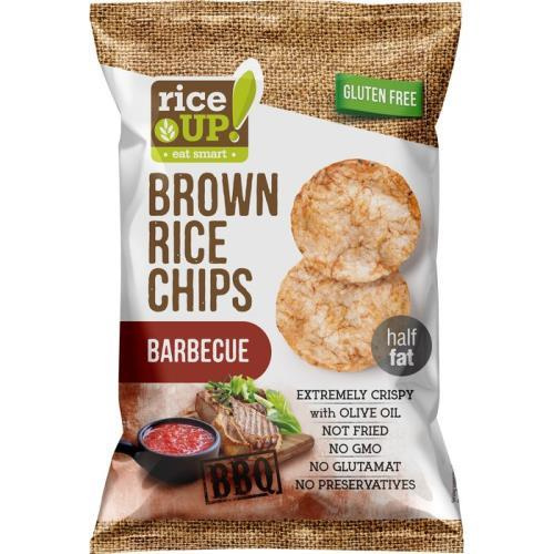 Rice Up rýžové chipsy barbecue 60g