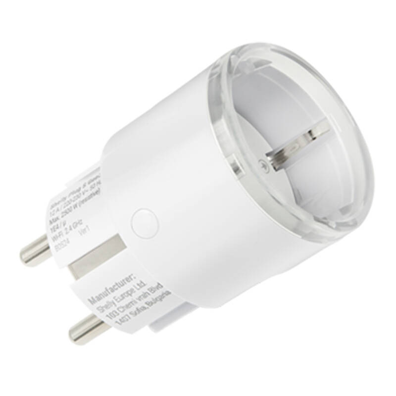 Shelly Plug S MTR Gen3 chytrá zásuvka Bílá