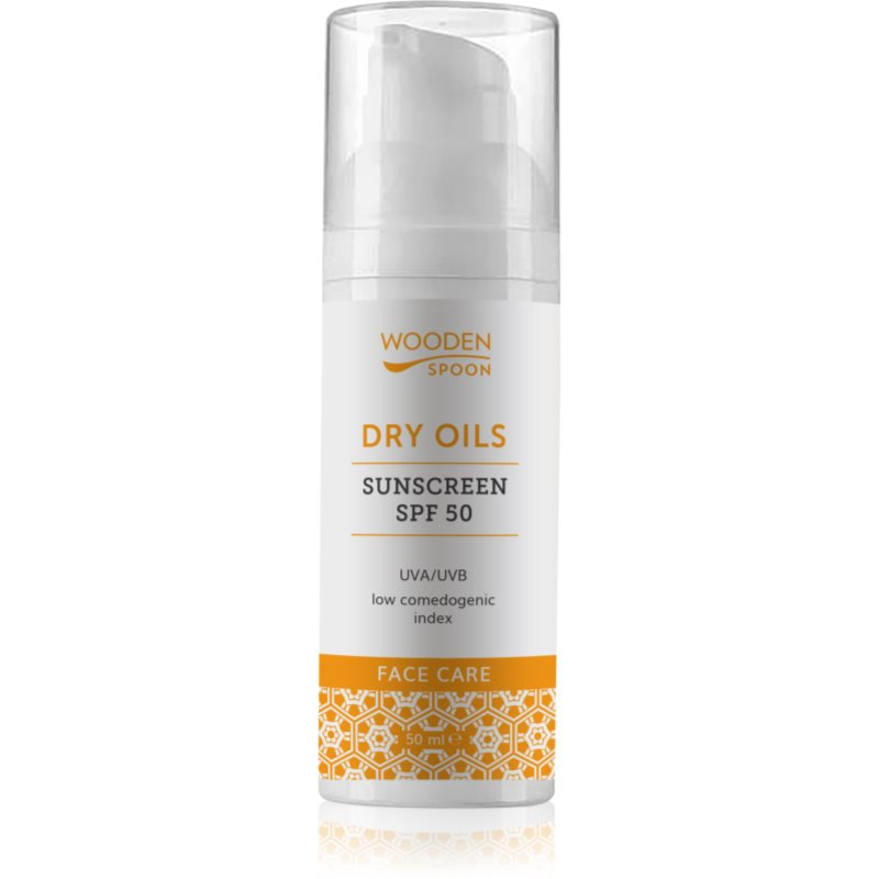 WoodenSpoon Opalovací krém na obličej s nízkým komedogenním indexem, 50ml