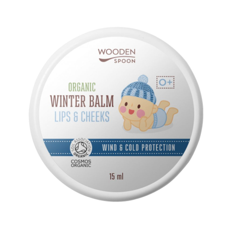 WoodenSpoon Dětský balzám na rty a tvář WoodenSpoon, 15 ml