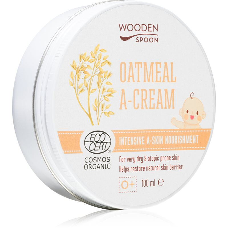 WoodenSpoon Zklidňující krém z ovesných vloček na atopický ekzém Wooden Spoon 100 ml