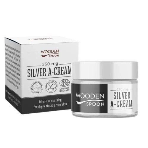 WoodenSpoon Silver A-Cream zklidňující krém pro suchou až atopickou pokožku 50 ml