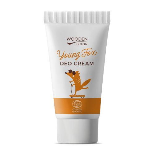 Wooden Spoon Organický krémový deodorant Young fox s inovativním aplikátorem, 40 ml