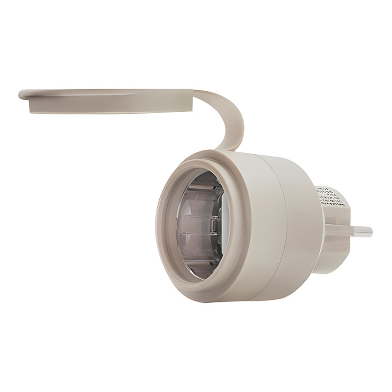 Shelly Plug S MTR Gen3 IP44 12A chytrá venkovní zásuvka Béžová