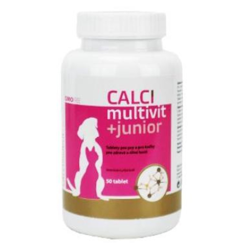 CALCImultivit+junior tablety pro psy a kočky  50 tbl