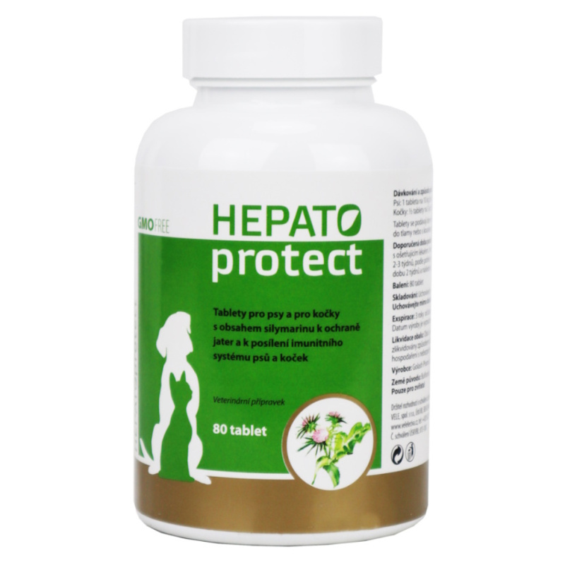 HEPATOprotect tablety pro psy a kočky  80tbl