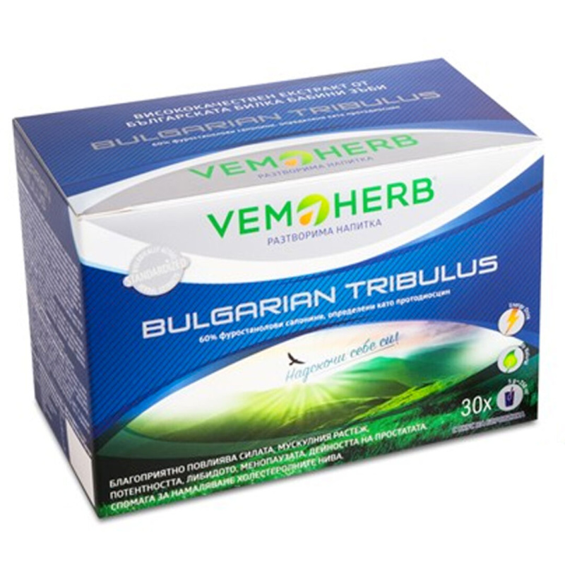 Vemoherb Bulgarian Tribulus Terrestris Instant Drink 30 x 6 g