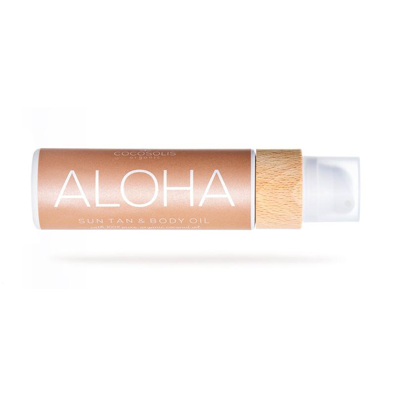 COCOSOLIS Opalovací olej pro podporu opálení ALOHA organic, 110 ml