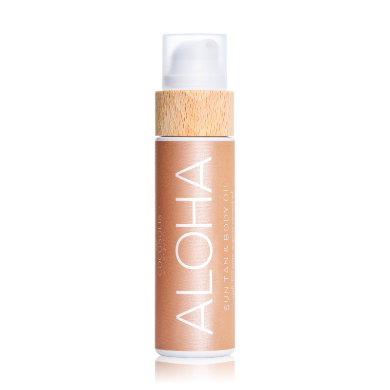 COCOSOLIS Opalovací olej pro podporu opálení ALOHA organic, 110 ml