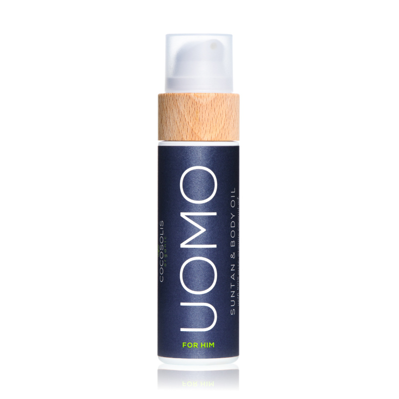 COCOSOLIS Opalovací olej pro podporu opálení UOMO BIO pro muže, 110 ml