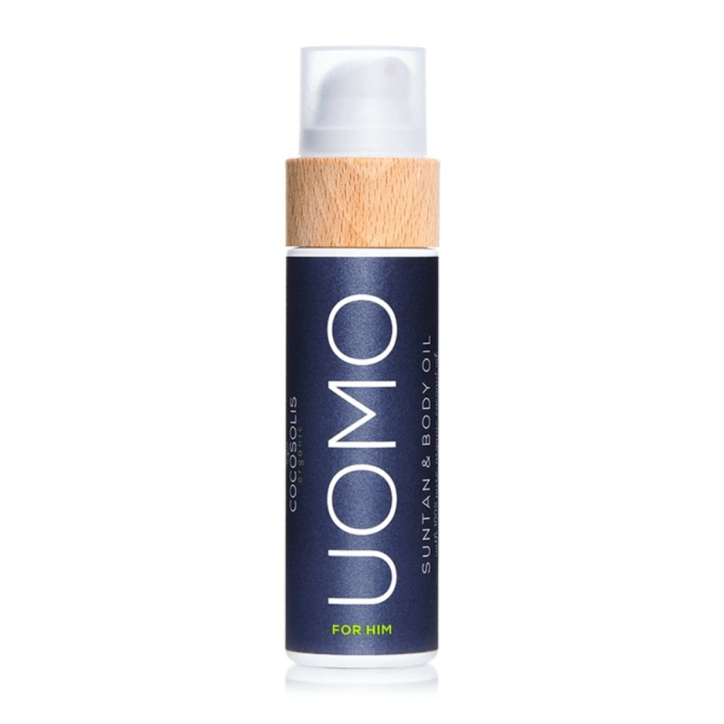 COCOSOLIS Opalovací olej pro podporu opálení UOMO BIO pro muže, 110 ml
