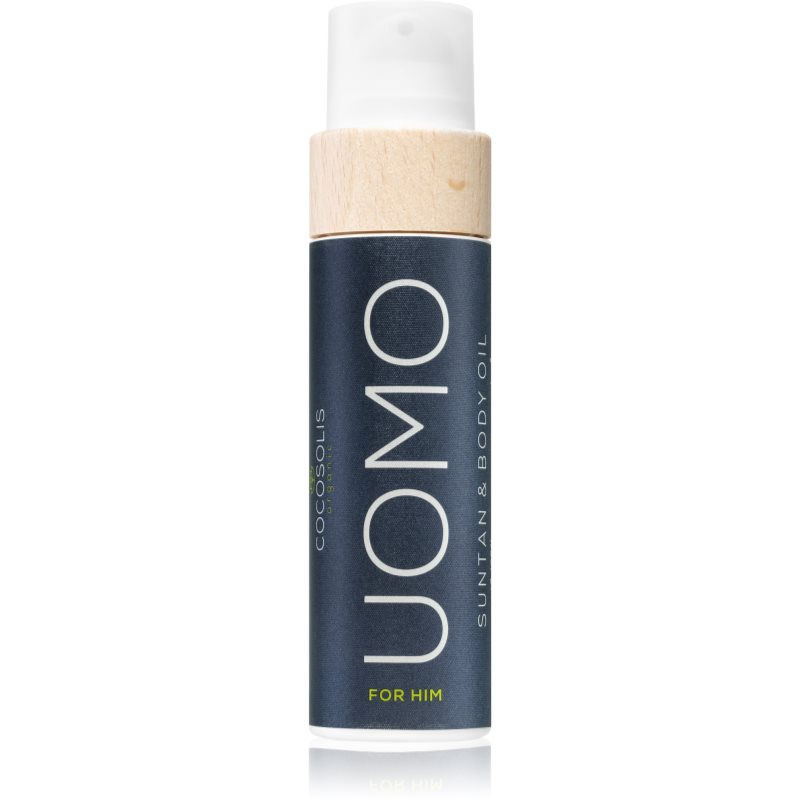 COCOSOLIS Opalovací olej pro podporu opálení UOMO BIO pro muže, 110 ml
