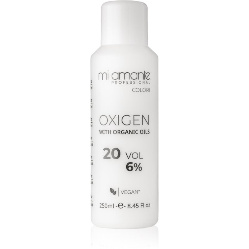 Mi Amante Professional Colori Oxigen With Organic Oils aktivační emulze pro profesionální použití 6% 20 Vol. 250 ml