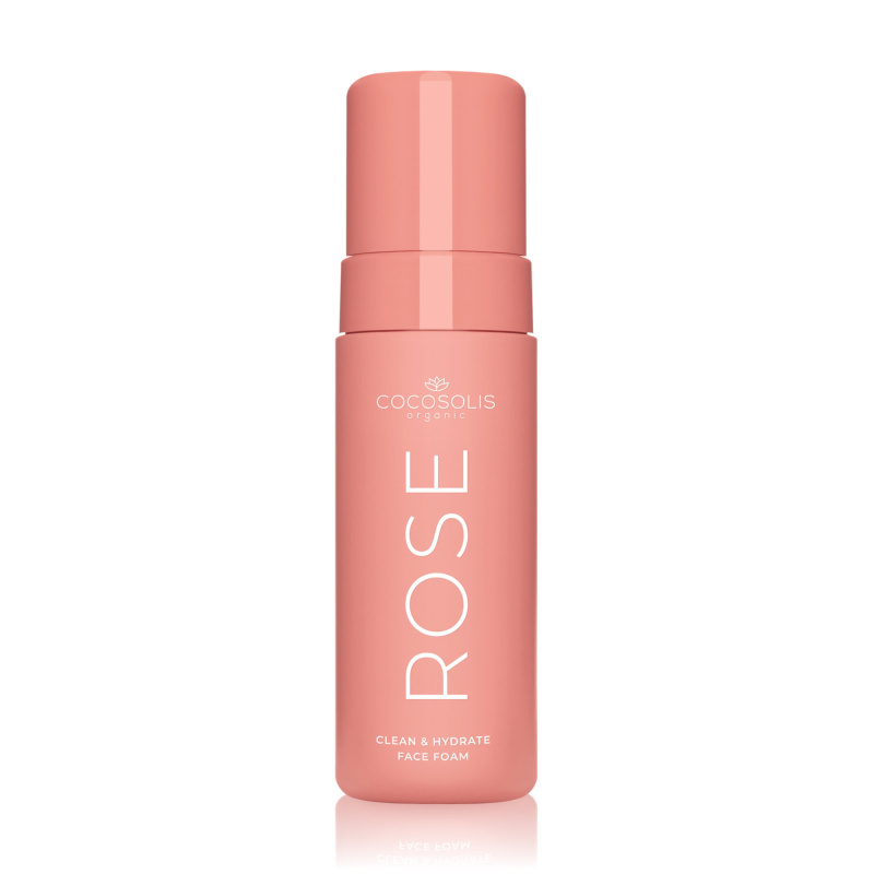 COCOSOLIS ROSE Clean & Hydrate Face Foam čisticí pleťová pěna s hydratačním účinkem 150 ml