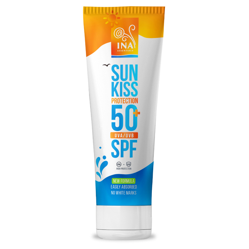 InaEssentials Přírodní opalovací krém na obličej a tělo SPF 50+ 100 ml