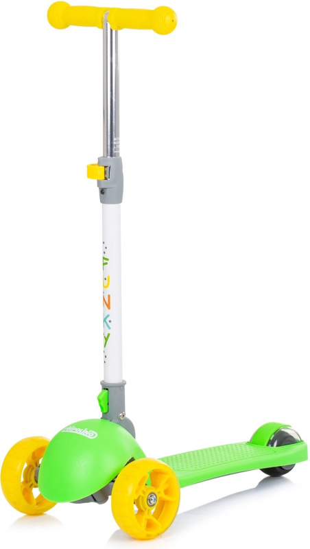 CHIPOLINO Koloběžka Funky Yellow,Green