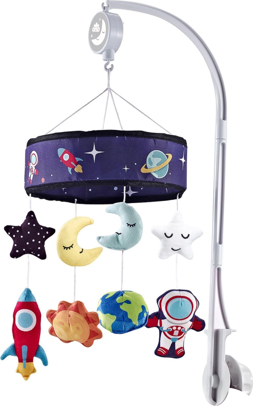 CHIPOLINO Hudební závěsný kolotoč Space