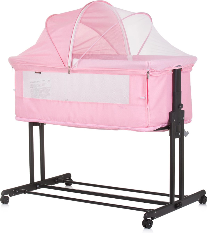 Dětská postýlka a přistýlka 3v1 Chipolino Zen Flamingo