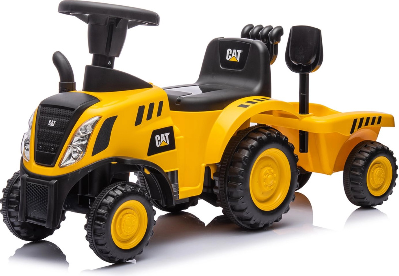 Odrážedlo traktor CAT značky Chipolino žlutý