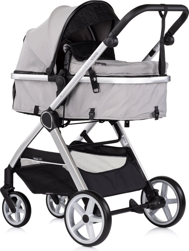 Kombinovaný kočárek 2v1 CHIPOLINO Vista Cloud Grey