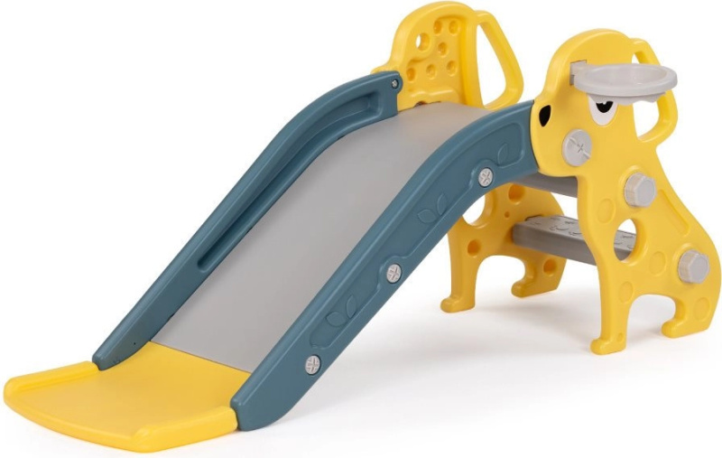 Chipolino dětská skluzavka Dog 116 cm žlutá