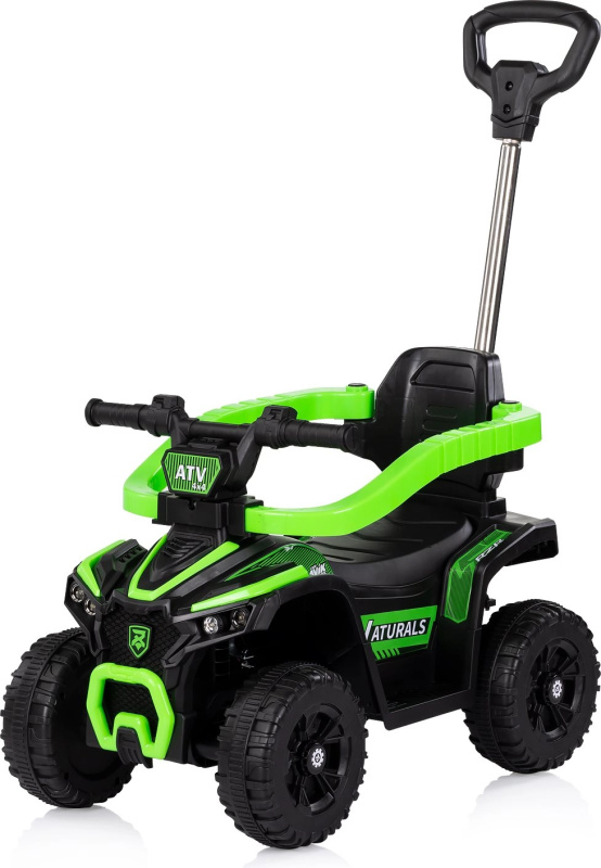 Odrážedlo s vodicí tyčí ATV zelené CHIPOLINO
