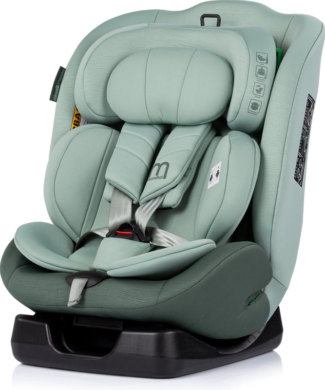 Chipolino Mondial i-Size autosedačka 40–150 cm matcha
