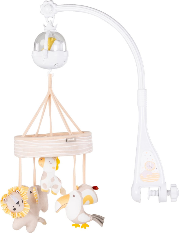 Chipolino hudební kolotoč nad postýlku s projektorem lion & friends